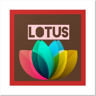 Lotus design Posters and Art